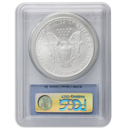 2006 silver eagle pcgs ms69