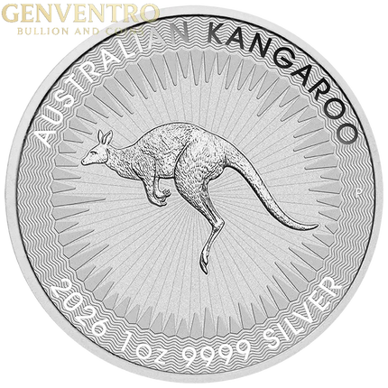 2026 1 oz Australian Kangaroo Silver Coin Genventro Bullion and Coins
