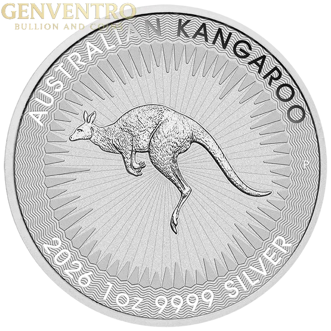 2026 1 oz Australian Kangaroo Silver Coin Genventro Bullion and Coins