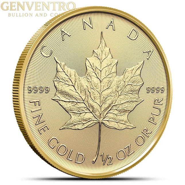 2026 1/2 oz Gold Maple Leaf Genventro Bullion and Coins
