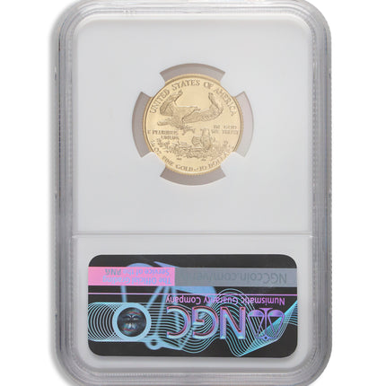 1994 1/4 oz gold eagle $10 ngc ms70