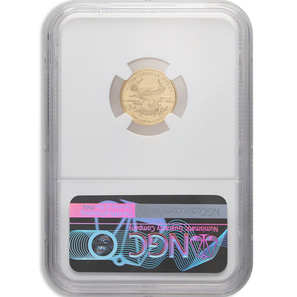 2000 1/10 oz gold eagle $5 ngc ms70