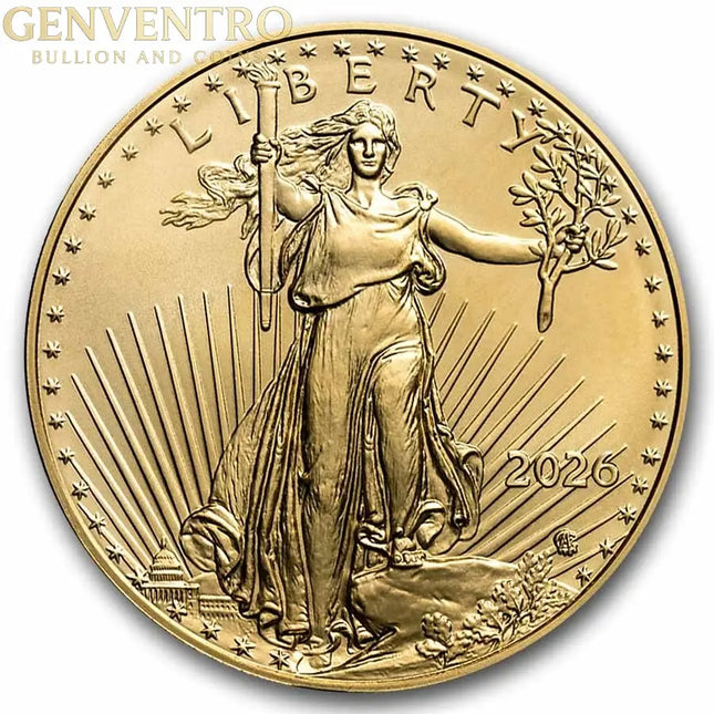 2026 1 oz Gold Eagle - BU Genventro Bullion and Coins