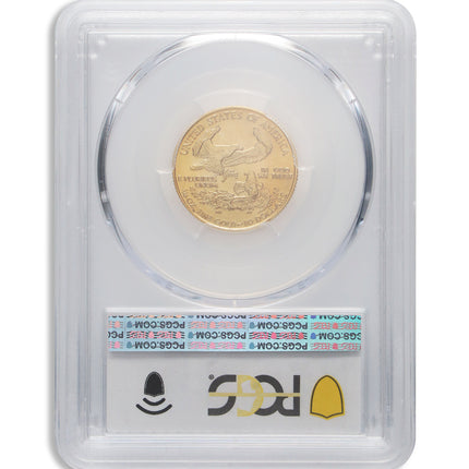 1987 1/4 oz gold eagle $10 pcgs ms69