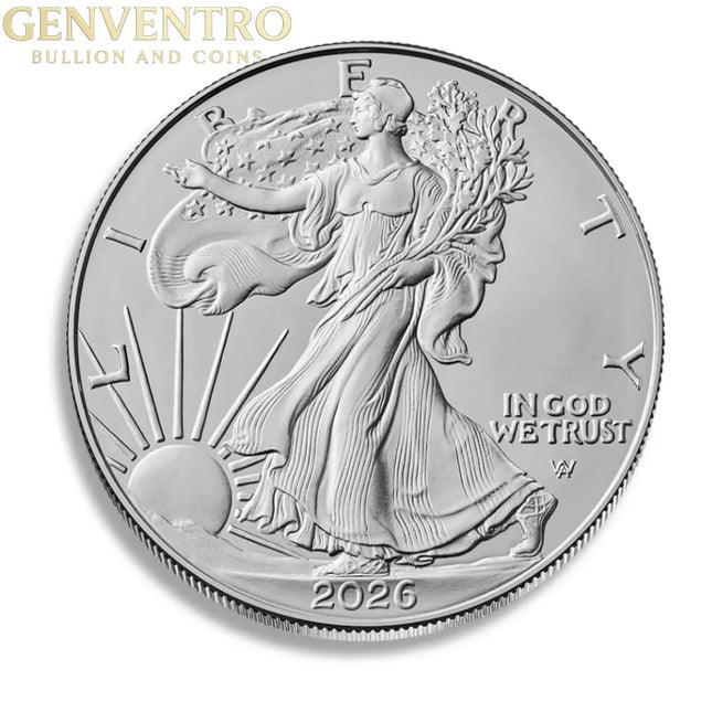2026 Silver American Eagle - BU Genventro Bullion and Coins