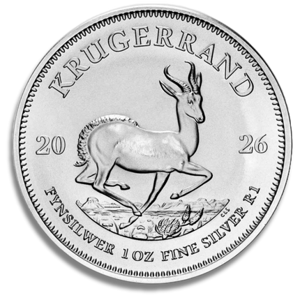 2026 1 oz silver krugerrand bu