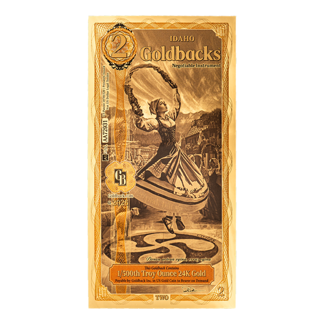idaho 2 goldback