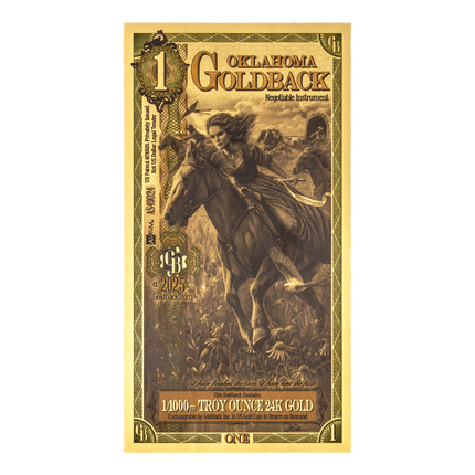 oklahoma 1 goldback