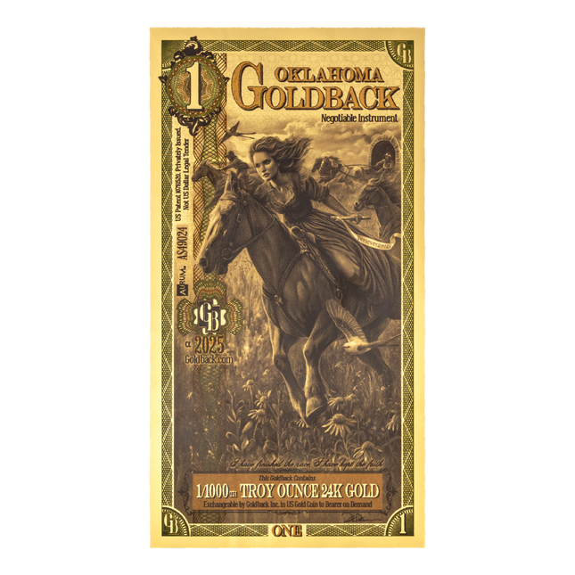 oklahoma 1 goldback