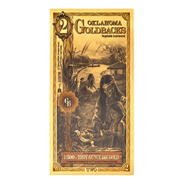oklahoma 2 goldback