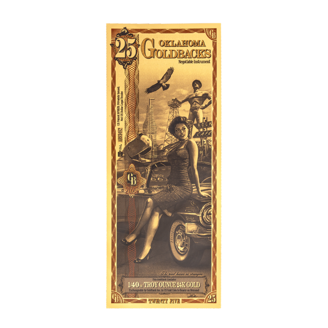 oklahoma 25 goldback