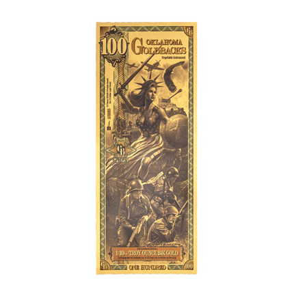 oklahoma 100 goldback