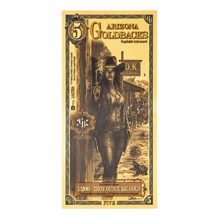 arizona 5 goldback