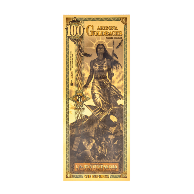 arizona 100 goldback