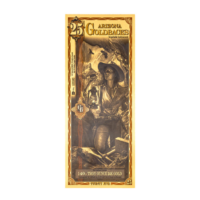 arizona 25 goldback