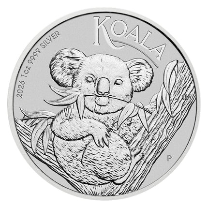2026 1 oz australian koala silver coin