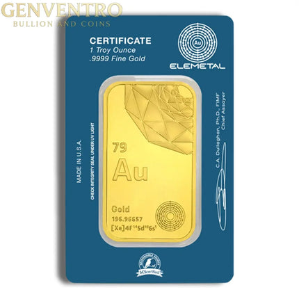1 oz Gold Bar - Elemetal/OPM/Republic/APMEX/eBay Genventro Bullion and Coins