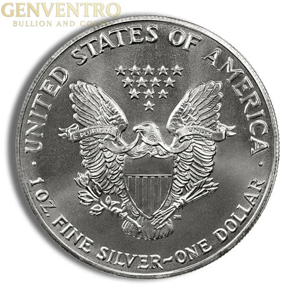 1986 Silver American Eagle - BU Genventro Bullion and Coins