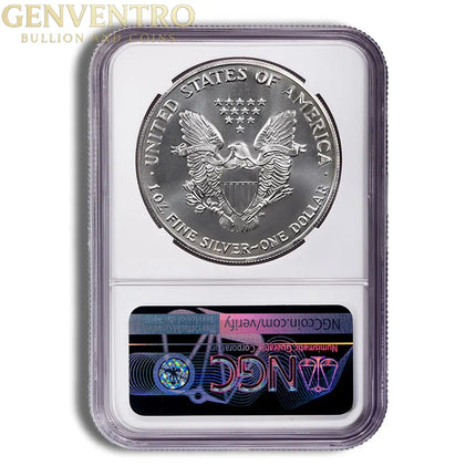 1995 Silver Eagle NGC MS69 Genventro Bullion and Coins