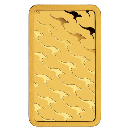 100 gram gold bar perth mint (carded)