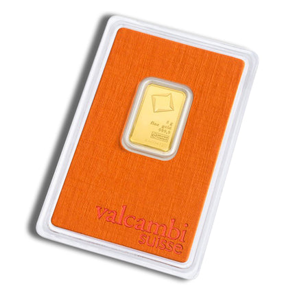 5 gram gold bar valcambi (carded)