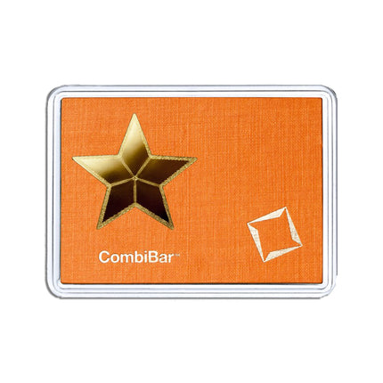 5 x 1 gram valcambi combibar™ star (assay plain back)