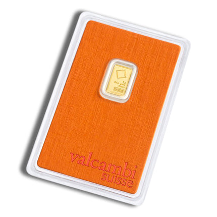 1 gram gold bar valcambi (carded)