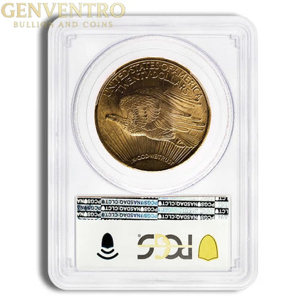 $20 Gold Saint-Gaudens Double Eagle - PCGS MS64 Genventro Bullion and Coins