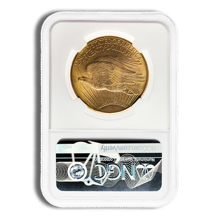 $20 gold saint gaudens double eagle ngc ms64