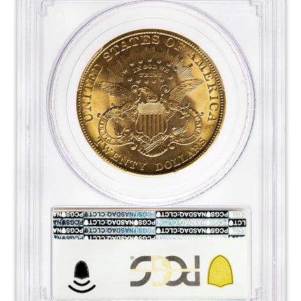 $20 gold liberty double eagle pcgs ms62
