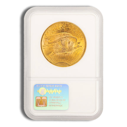 $20 gold saint gaudens double eagle ngc ms65
