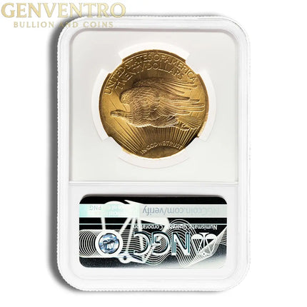 $20 Gold Saint-Gaudens Double Eagle - NGC MS63 Genventro Bullion and Coins