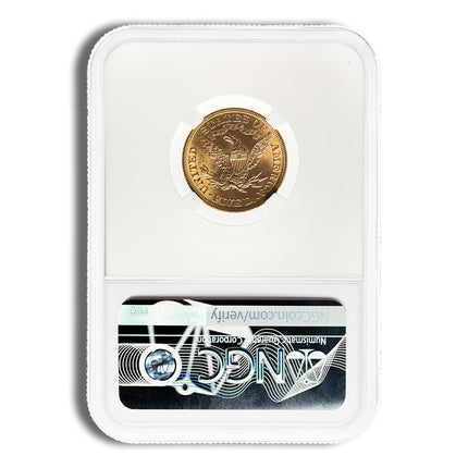 $5 gold liberty half eagle ngc ms62