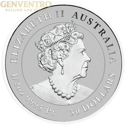 2022 1/2 oz Australian White-Bellied Sea Eagle Platinum Coin Genventro Bullion and Coins