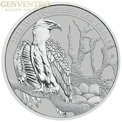 2022 1/2 oz Australian White-Bellied Sea Eagle Platinum Coin Genventro Bullion and Coins