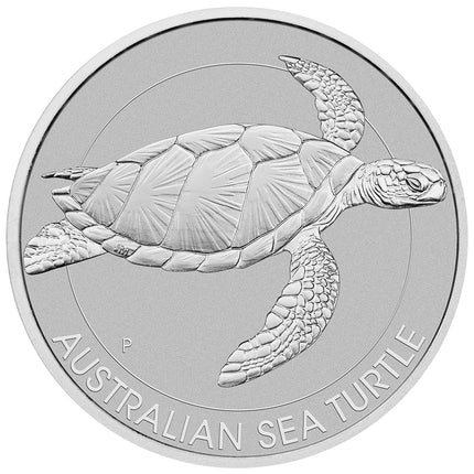 2022 1.5 oz australian sea turtle silver coin