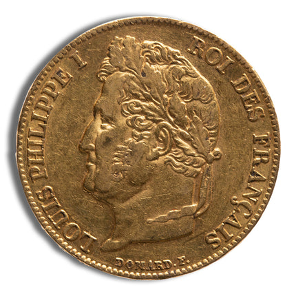 france gold 20 francs louis philippe (1830 1848)