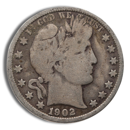 $1 fv 90% silver barber quarters avg circ
