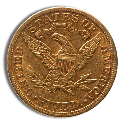 $5 gold liberty half eagle xf