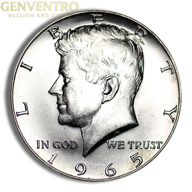 $1 FV 40% Silver Kennedy Half Dollars (1965-1969) Genventro Bullion and Coins
