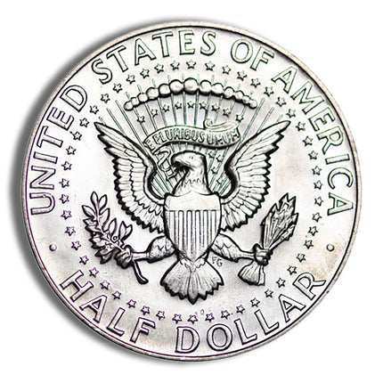$1 fv 40% silver kennedy half dollars (1965 1969)