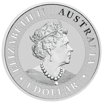 1 oz australian kangaroo silver coin (year varies)