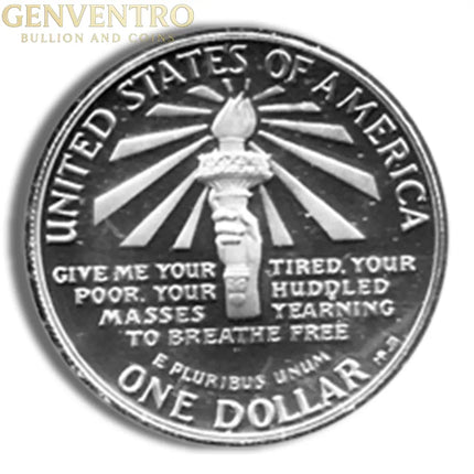 1986-S $1 Statue of Liberty Silver Commem - Proof Genventro Bullion and Coins