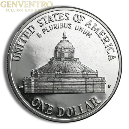 2000-P $1 Library of Congress Silver Commem - BU Genventro Bullion and Coins