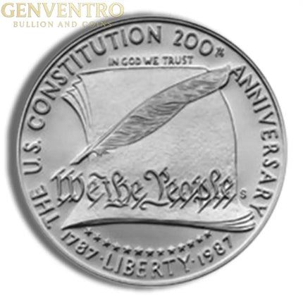 1987-S $1 Constitution Silver Commem - Proof Genventro Bullion and Coins