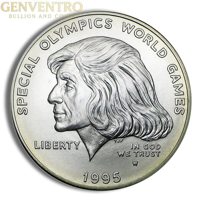 1995-W $1 Special Olympics Silver Commem - BU Genventro Bullion and Coins