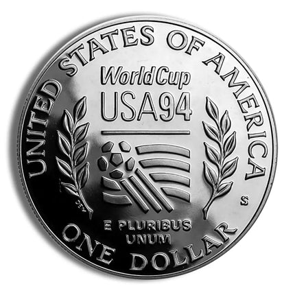 1994-D $1 World Cup Silver Commem - BU Genventro Bullion and Coins