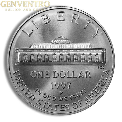1997-P $1 Botanic Garden Silver Commem - BU Genventro Bullion and Coins