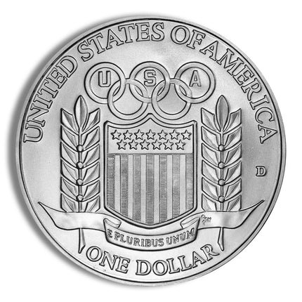 1992 d $1 olympic silver commem bu