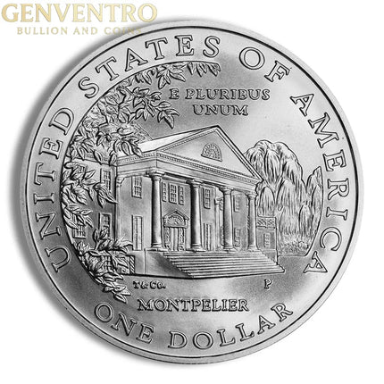 1999-P $1 Dolley Madison Silver Commem - BU Genventro Bullion and Coins